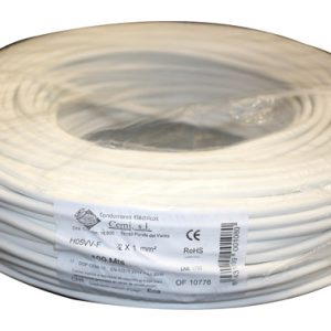 CABLE MANG RDO 2X1MM VV-F H05V