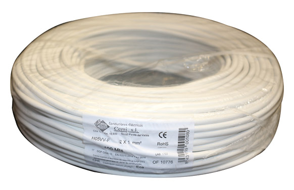 CABLE MANG RDO 2X1MM VV-F H05V