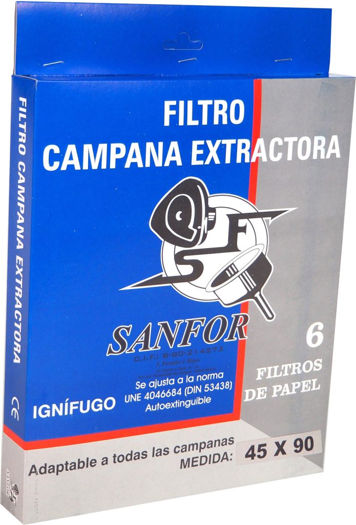 FILTRO EXTRACTORA 90CM