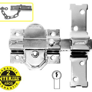 CERROJO SOBR. 31 CROMADO GAMA