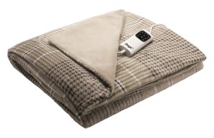 MANTA ELEC. 180X140 CREM TEXT