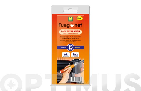 CORDON ESTUFA 15MM/50ML NE FIB