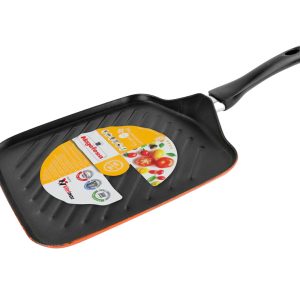 ASADOR CUAD ANTIADH 27CM VALEN