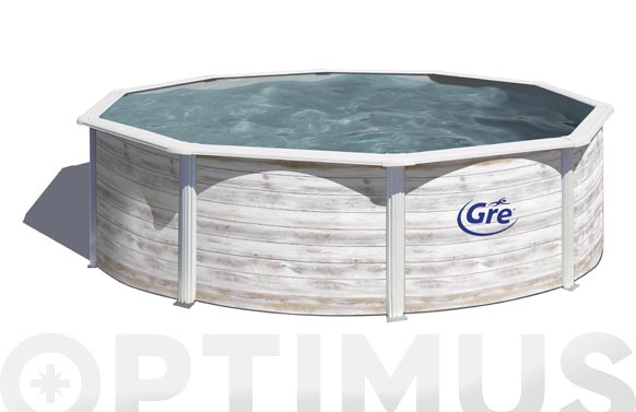 PISCINA SUP Ø 370 X 122 CM KIT