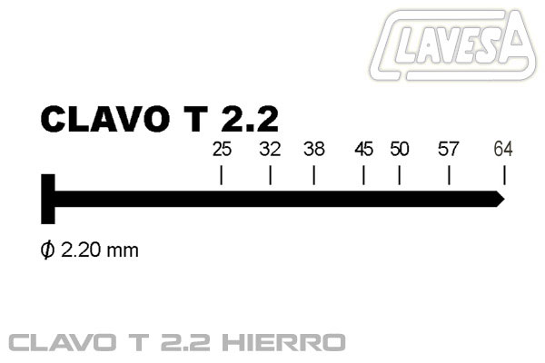 CLAVO MODELO T 64MM CT2264 1.0