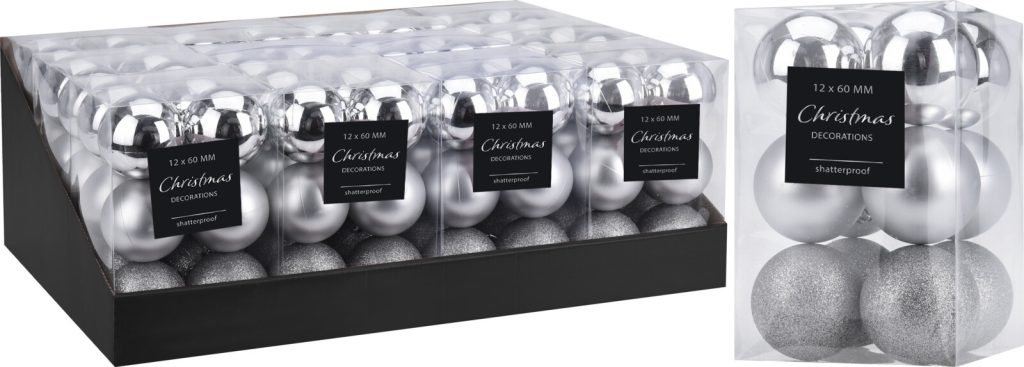 JUEGO BOLAS 60MM 12 PZ