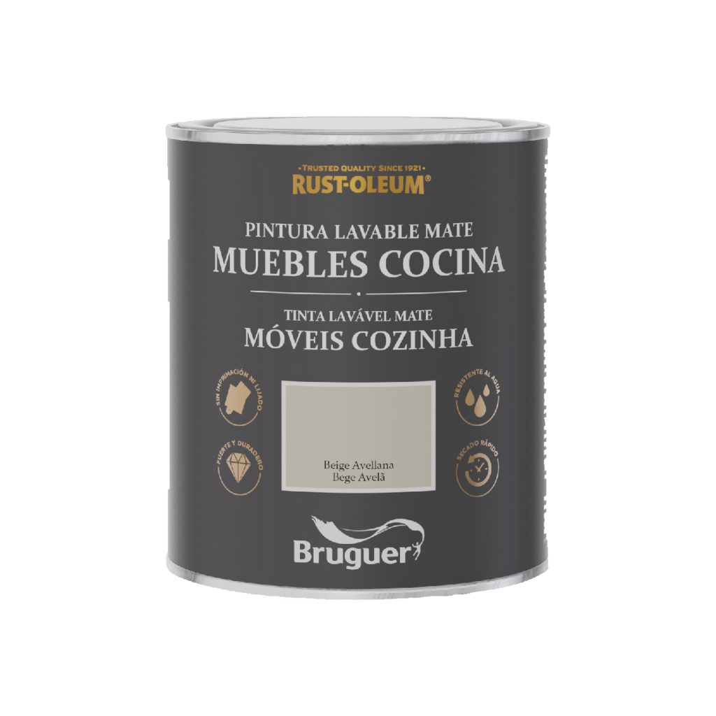 PINTURA AL AGUA BEIGE AVELLANA