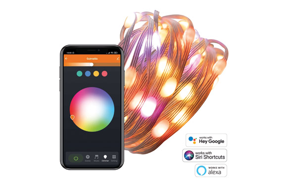 GUIRNALDA DECORATIVA WIFI RGB+