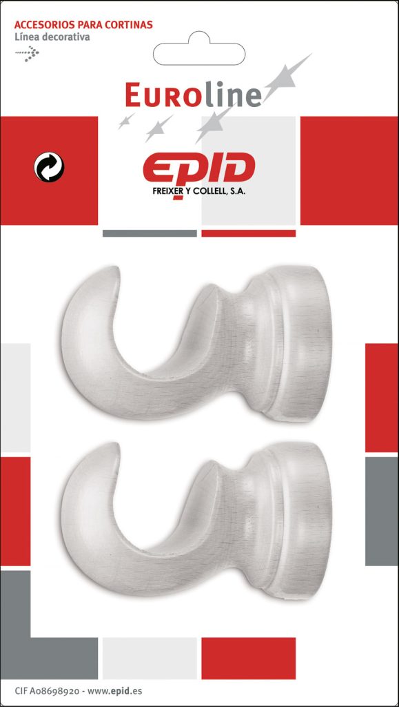 SOPORTE TECHO Ø29X76MM EUROLIN