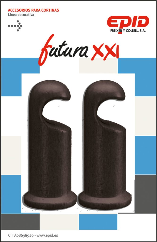 SOPORTE FRONTAL Ø19X90MM 2 PZ