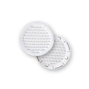 REJILLA EMP TUBO Ø10CM ALUM BL