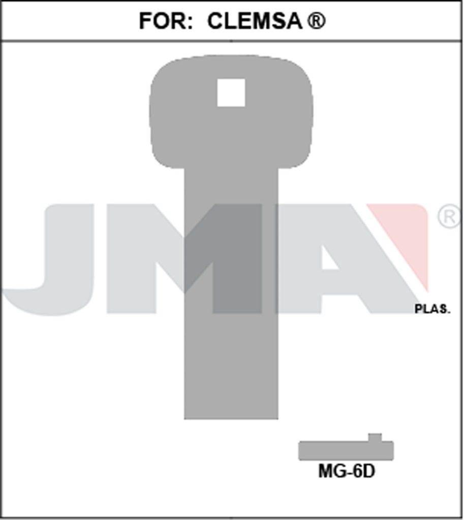 LLAVE MAGNET. MG-6D PL