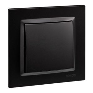 PULSADOR SERIE 10 NEGRO