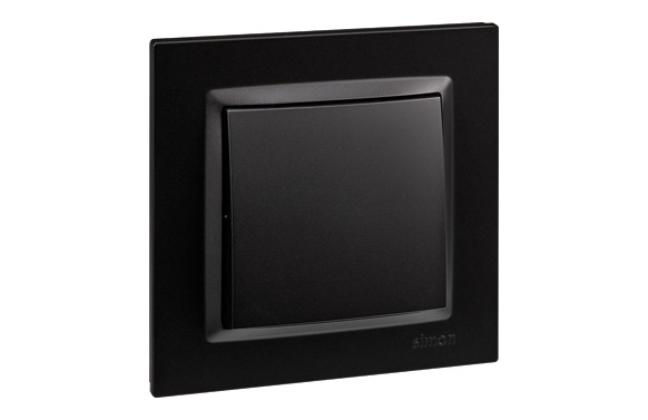 PULSADOR SERIE 10 NEGRO