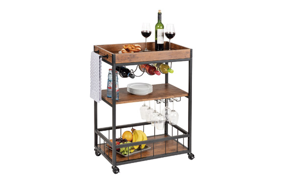 CARRO 3 ESTANTES 80X89.5X40CM