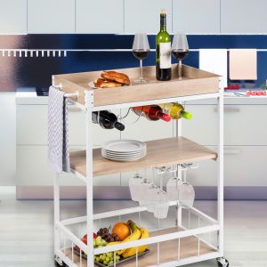 CARRO 3 ESTANTES 80X89.5X40CM