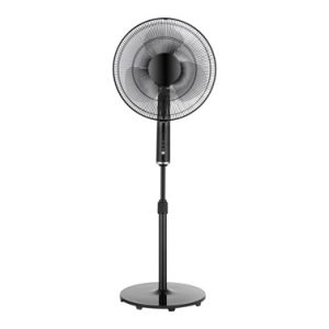 VENTILADOR PIE MANDO 40W40CM N