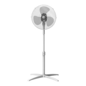 VENTILADOR PIE 40W 40 CM BLANC