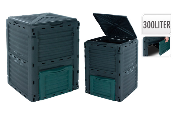 COMPOSTADOR ECO GRIS 300 L 61X