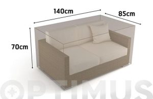 FUNDA SOFA 2 PLAZAS VISON 140X