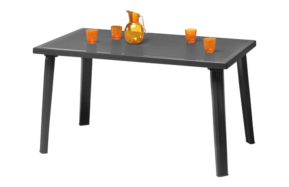 MESA RESINA DOMINGO ANTRACITA