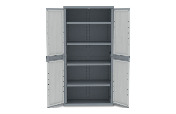 ARMARIO RESINA CON ESTANTES JU