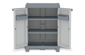 ARMARIO RESINA MEDIO 2 ESTANTE