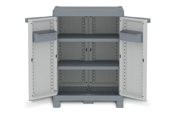 ARMARIO RESINA MEDIO 2 ESTANTE