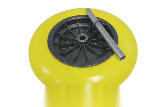 RUEDA CARRETILLA OBRA Ø350