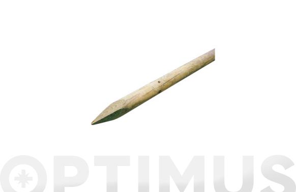 POSTE MADERA REDONDO CON PUNTA