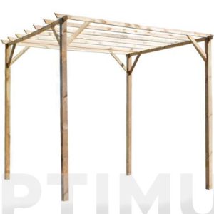PERGOLA MADERA PINO MACIZO IRI