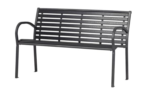 BANCO JARDIN METAL POLYWOOD 12