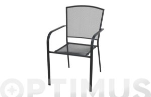 SILLON ACERO GRIS ANTRACITA