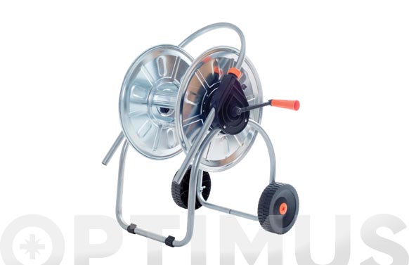 CARRO PORTAMANGUERA ACERO CINC