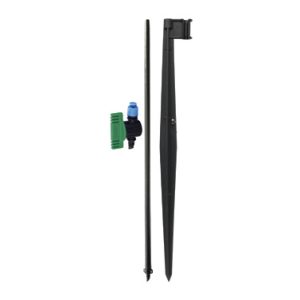 VARILLA + SOPORTE 30 CM 180º