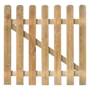 PUERTA VALLA MUSTANG VERDE 100