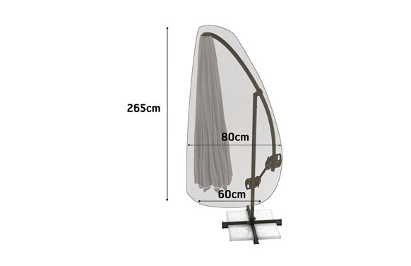 FUNDA PARASOL EXCENTRICO VISON