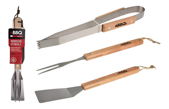 ACCESORIOS BARBACOA 3 PIEZAS