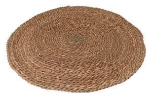 ALFOMBRA REDONDA HOJA DE TOTOR