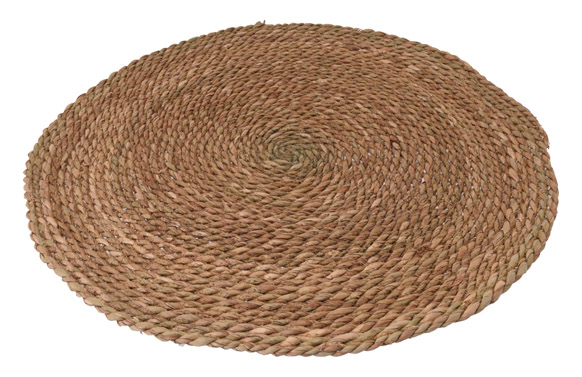 ALFOMBRA REDONDA HOJA DE TOTOR