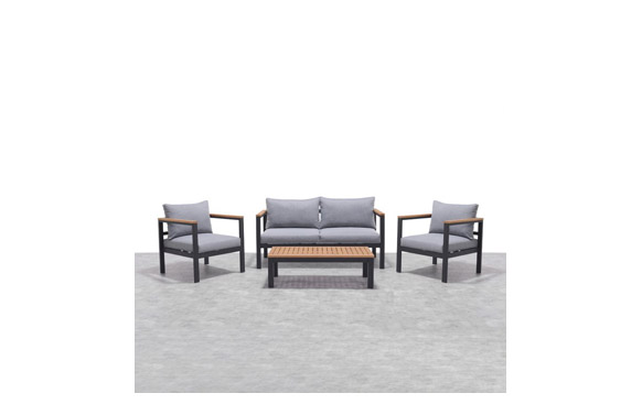 CONJUNTO CAFE ALUMINIO KINGSBU