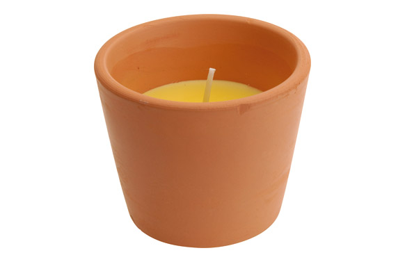 VELA CITRONELA BOL TERRACOTA Ø