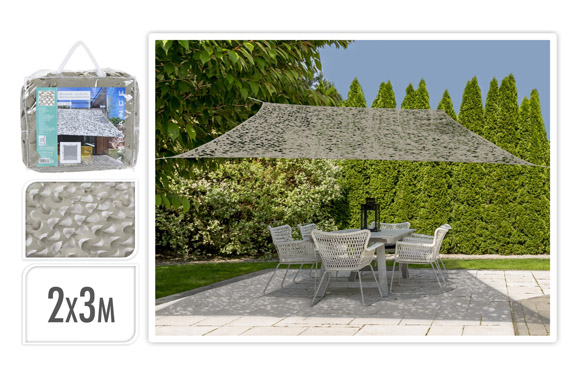 TOLDO VELA RECTANGULAR 2X3M CA