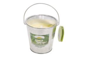 VELA CITRONELA CUBO METAL 10X1