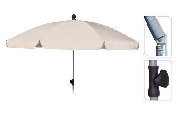 PARASOL PLAYA Ø 200 CM BEIGE