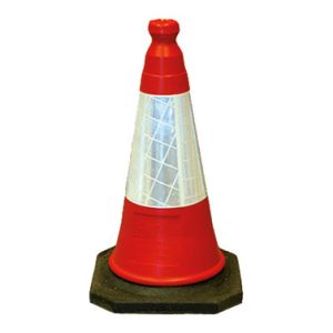 CONO SEÑALIZACION PVC BASE COM