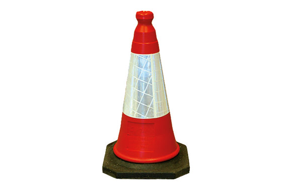 CONO SEÑALIZACION PVC BASE COM