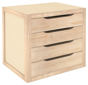 CAJONERA PINO NATURA 4 CAJONES