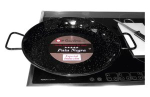 PAELLERA ESMALTADA PATA NEGRA