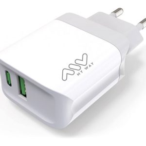 CARGAD. DOBLE TIPO USB A Y C 2